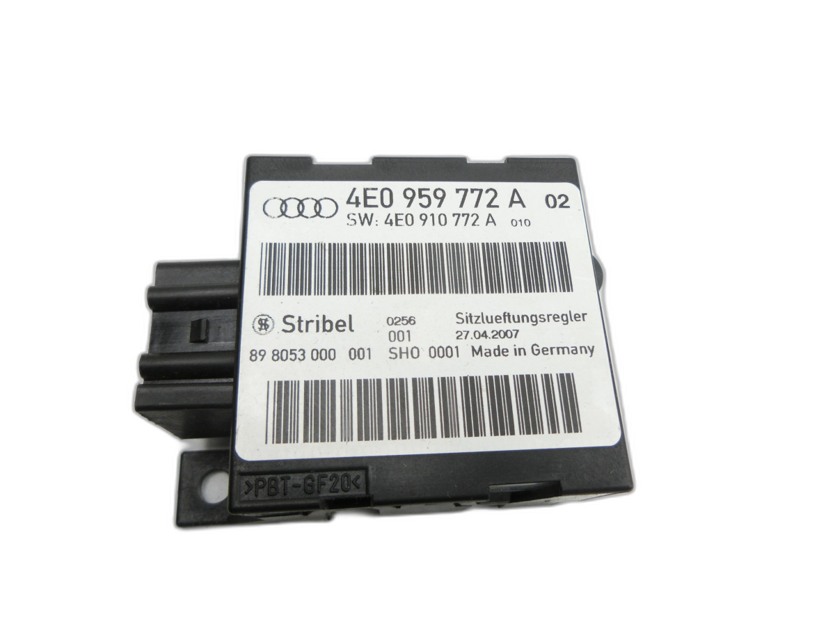 Audi A8 4E D3 05-07 Steuergerät SG Sitzlüftungsregler Links Vorne für Fahrer Sitz  - Bild 1