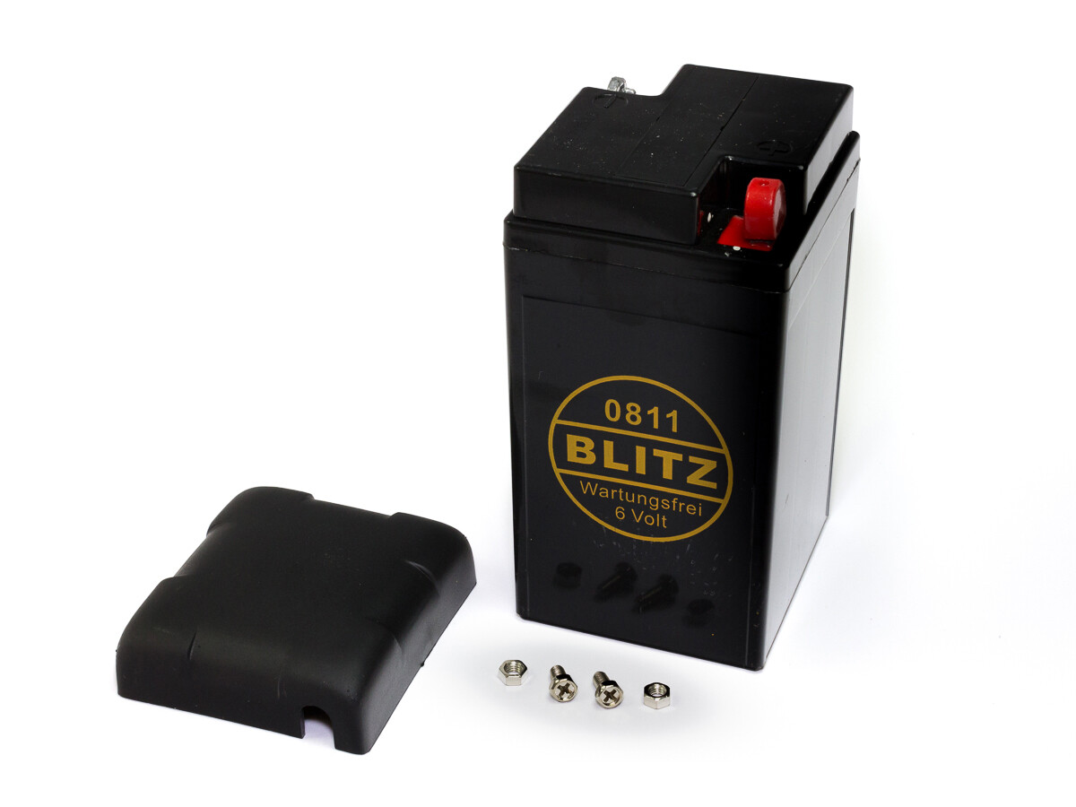 Batterie GEL Blitz 0811 6 Volt für BMW R 25 /3 R 50 /2 R50 S R 51 R 60 69 B49-6