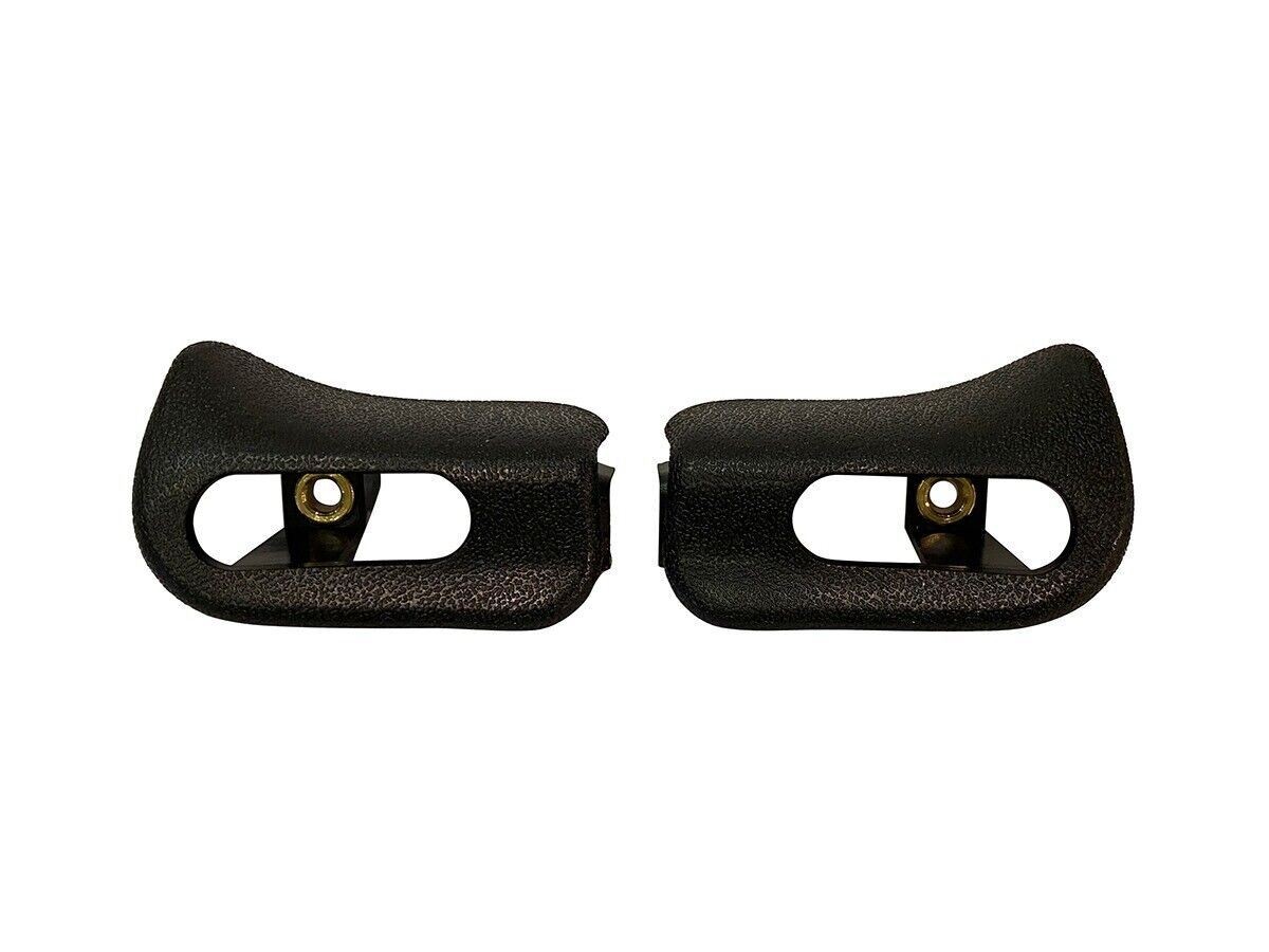 Sun Visor Trim Caps Set for Mercedes R129 SL500 SL600 1994-2001 Black Color