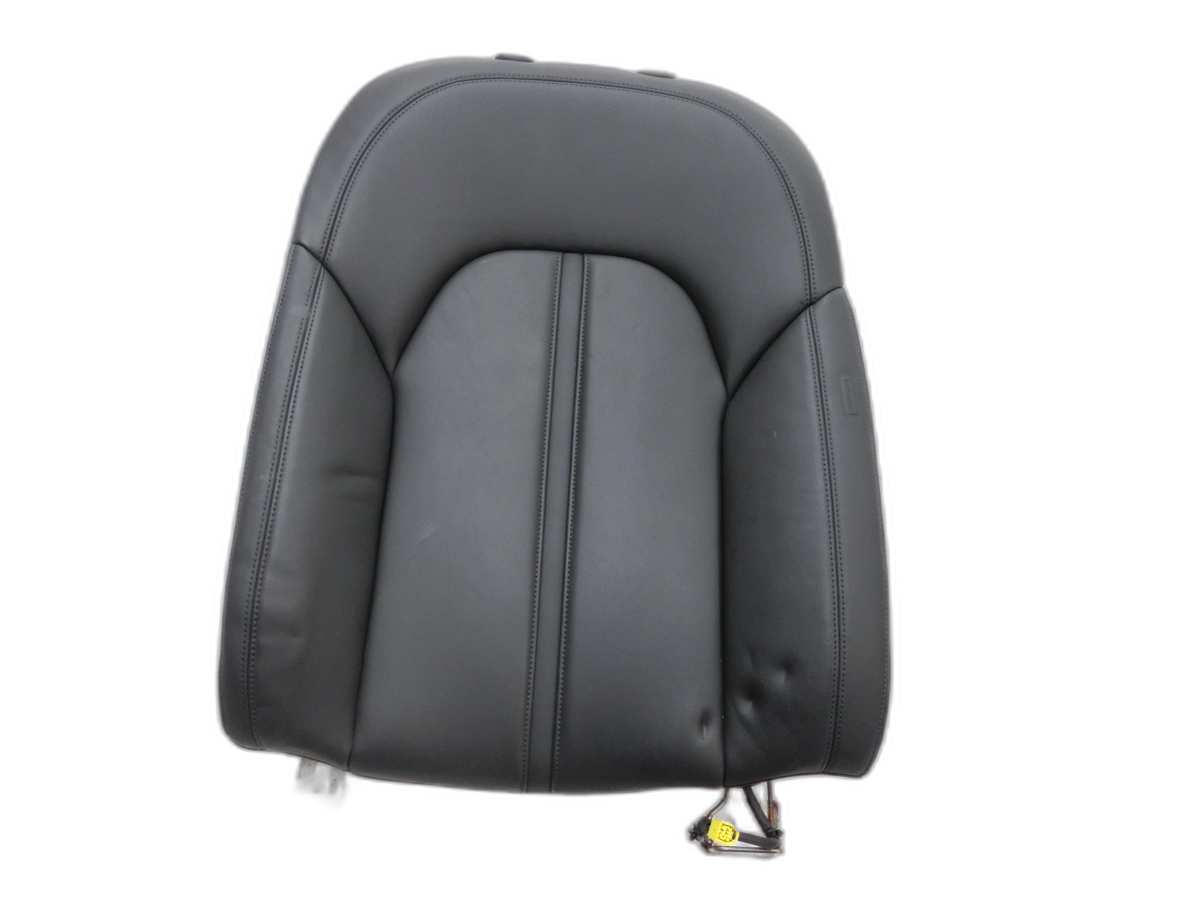 Audi A8 4H D4 09-17  Sitzbezug Rückenpolster Links für Rücksitzbank Hinten Leder Soul Schwarz  - Bild 1