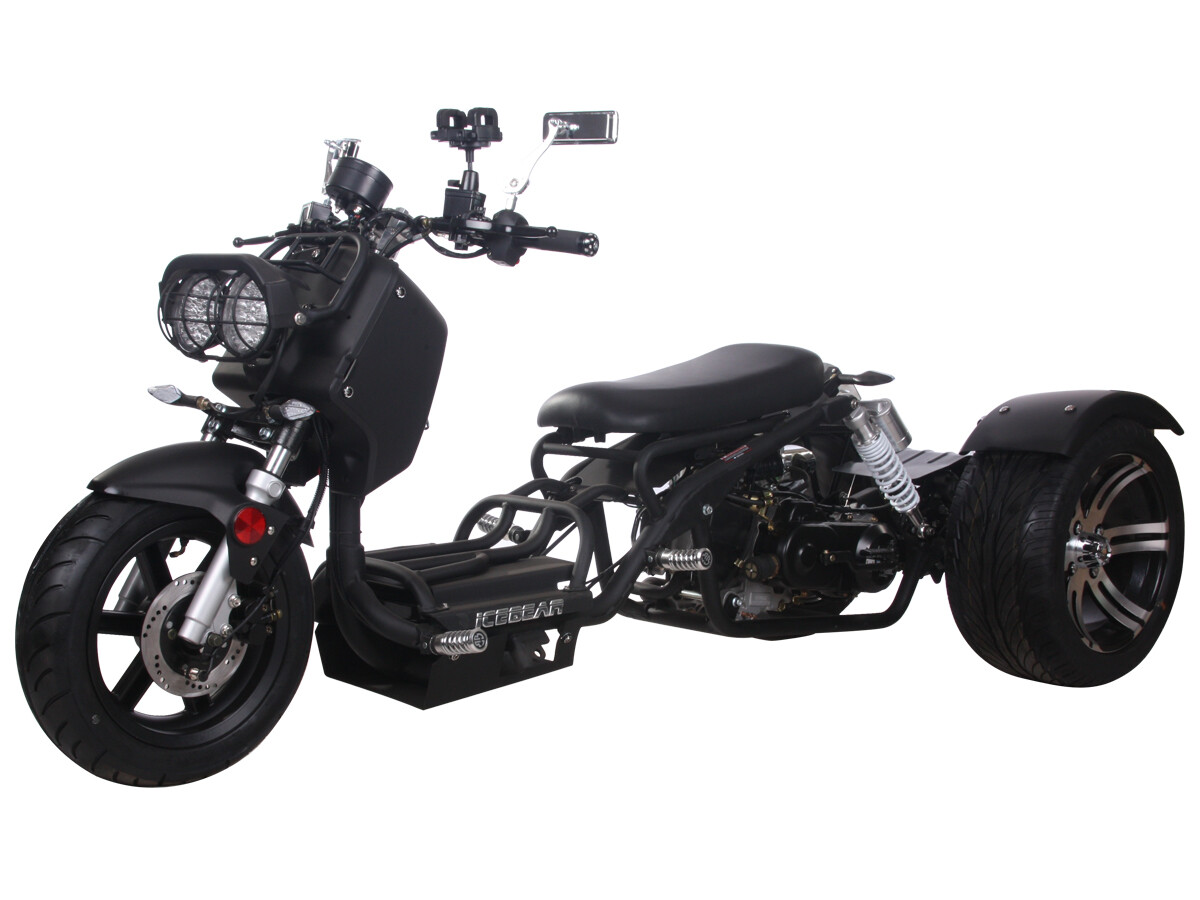 NEW 49cc MADDOG Motor Trike Tricycle 3 wheeler Gas Scooter Motorcycle FREE SHIP!