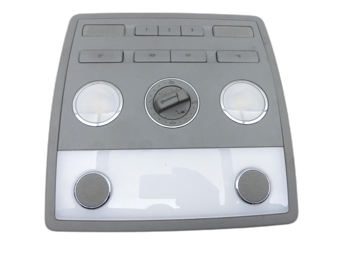 luce interna abitacolo Interruttore di tetto apribile grigio cristallo per VW Phaeton 3D 01-07 - Bild 1