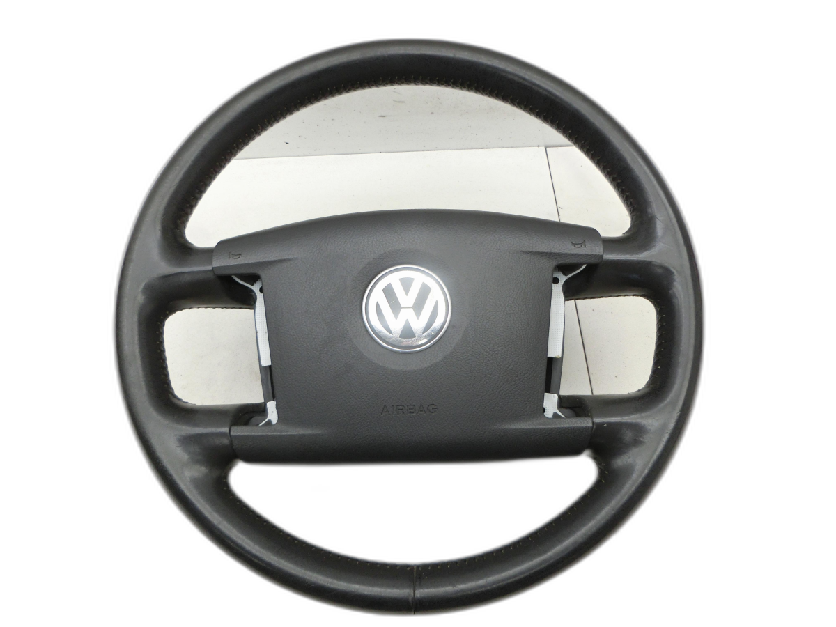 VW Touareg 7L 02-06 Lenkrad Airbaglenkrad Lederlenkrad  - Bild 1