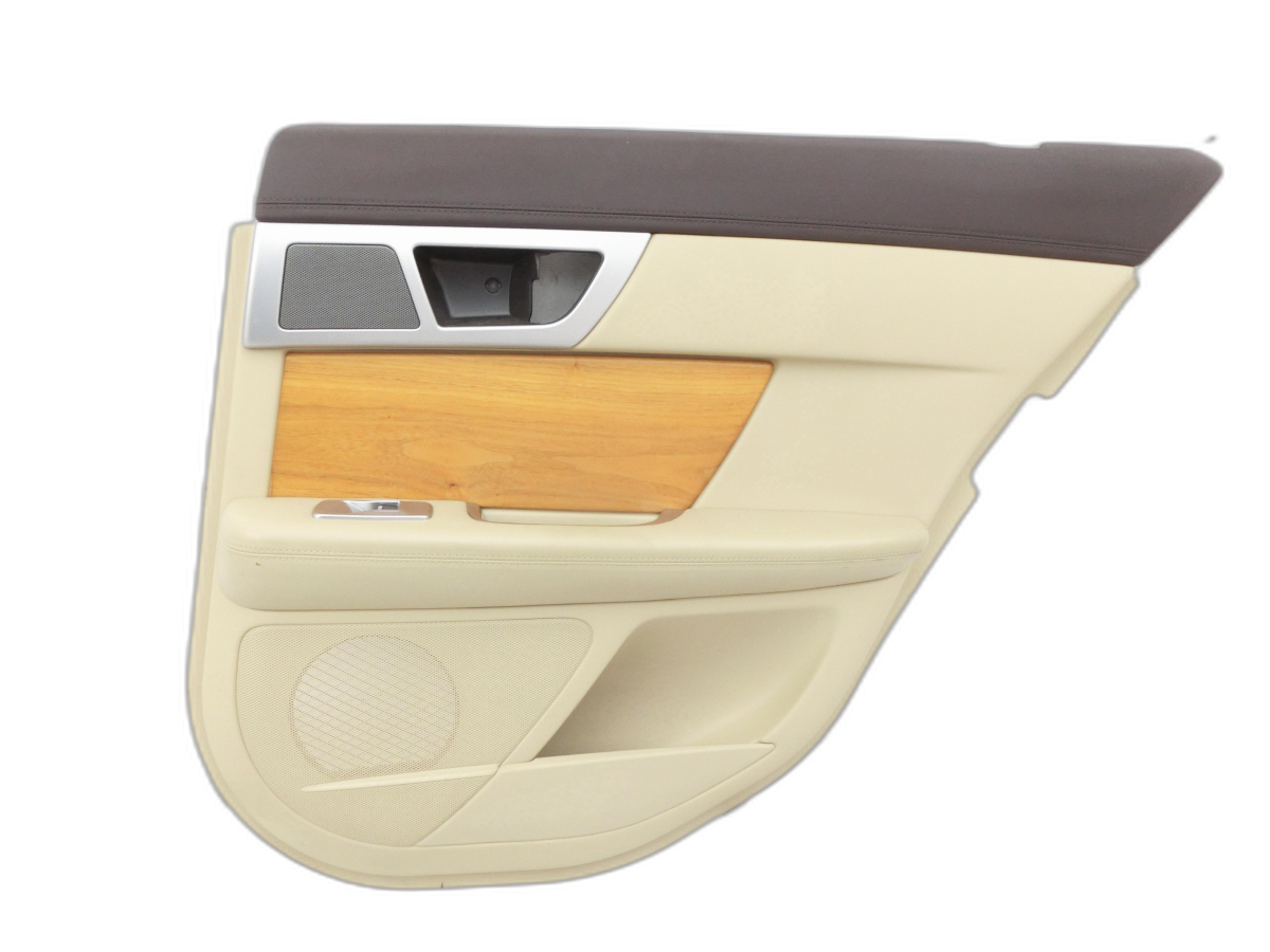 Revestimiento puerta derecha posterior Champaña cuero para LIM Jaguar XF X250 11-15 - Bild 1