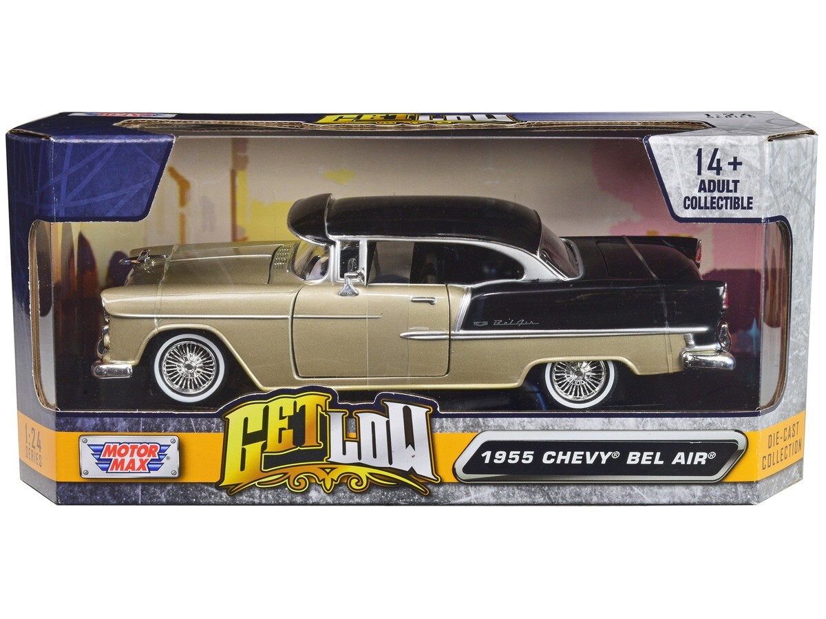 1:24 BTM 1955 Chevrolet Bel Air ミニカー Amazon.com: Bigtime Muscle 1:24 1955 Chevrolet Bel-Air Die