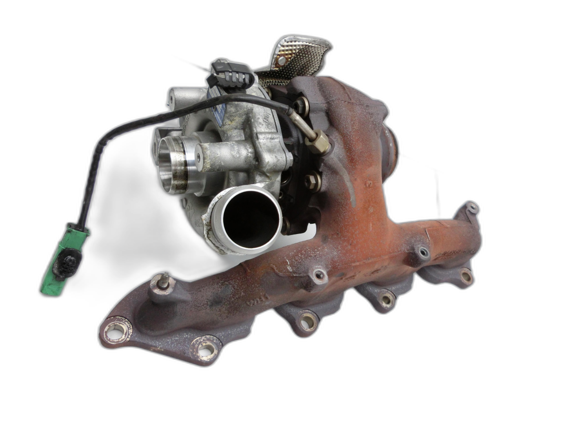 Citroen C4 Picasso II 13-22 HDI 2,0 110KW DW10FD Turbolader Turbo Abgasturbolader mit Abgaskrümmer - Bild 1