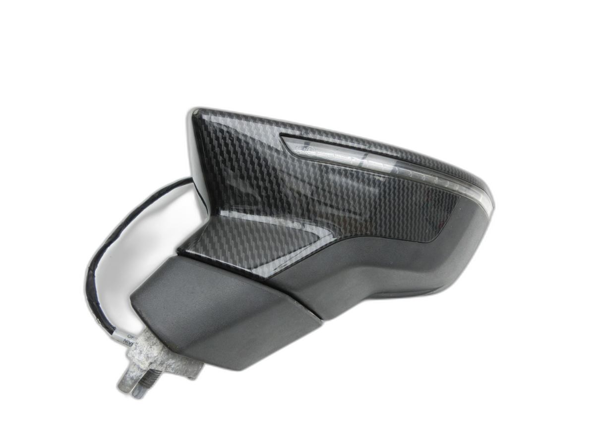 Seat Leon 5F SC FR 13-18 Spiegel Aussenspiegel Links Carbon Look LZ9Y - Bild 1