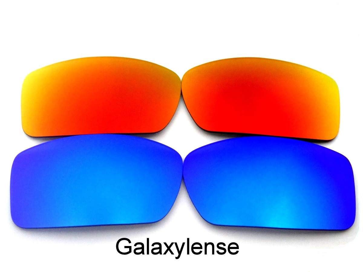 Galaxy Replacement Lenses For Oakley Gascan Sunglasses Blue&Red