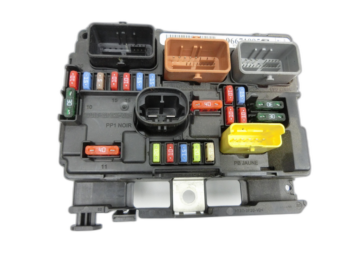 Unidad de control ECU módulo BSM Distribución tensión Aparatos mando (unidades control) módulos para Citroen C3 Picasso 09-13 - Bild 1