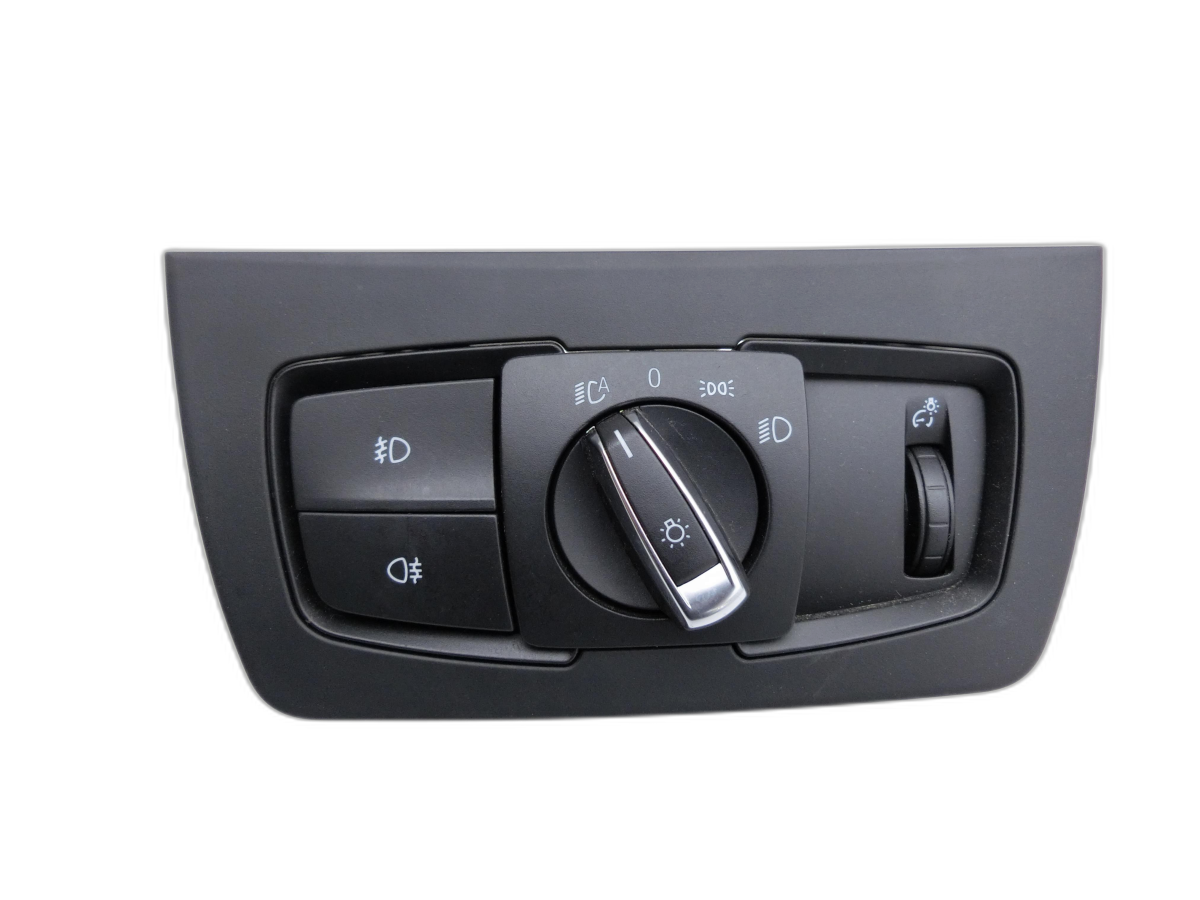BMW F30 3er 316i 12-15 Lichtschalter Schalter autom. Dimmer Nebelschein- Nebelschluss-  - Bild 1