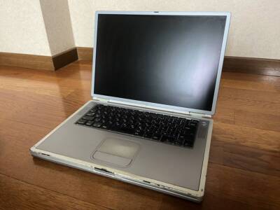 Apple PowerBook G4 800 Titaniumジャンク Apple G4 Powerbook Notebook Computer with SuperDrive