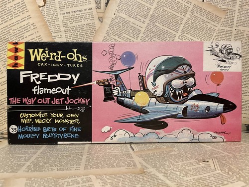 1960s original Weird-Ohs model kit Prompt decision Vintage