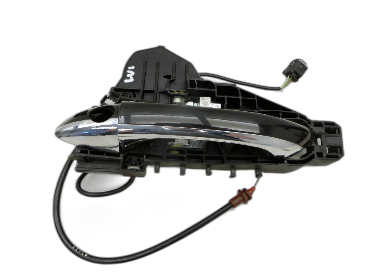 Mercedes W164 ML420 05-09  Türgriff Griff aussen Türschloss Links Vorne mit Chromleiste 197        - Bild 1