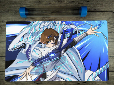 Ygomat Playing Field Seto Kaiba Trading Card Game CCG OCG Playmat Free Best Tube