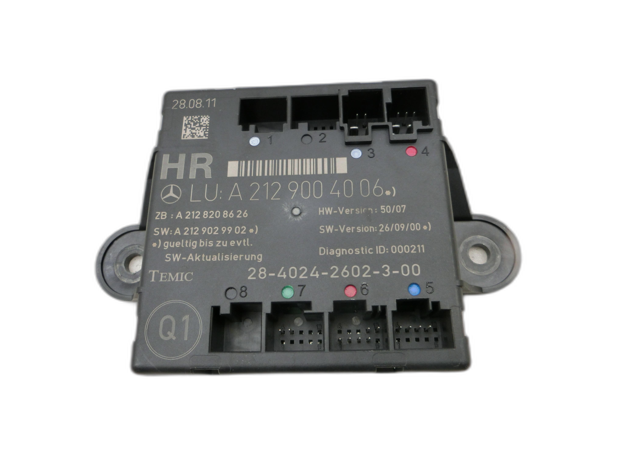 Appareil de commande Unité porte droite arrière pour Mercedes W204 S204 C180 11-14 - Bild 1
