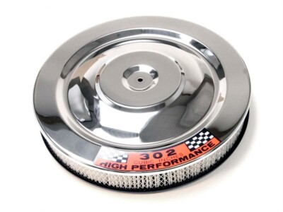 FORD HIGH PERFORMANCE 302 CUBIC INCHES CHROME AIR CLEANER MUSTANG FALCON TORINO