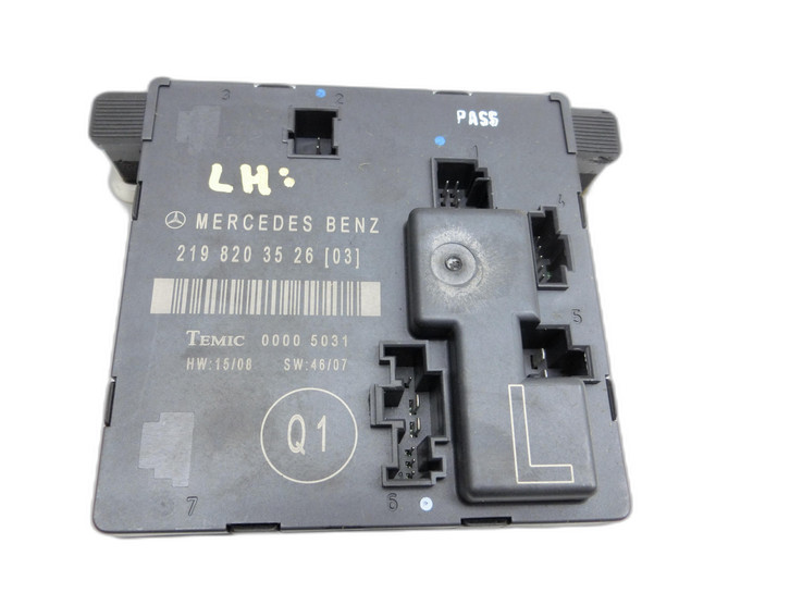Mercedes C219 CLS 08-10 Steuergerät ECU Modul Türsteuergerät Links Hinten Mercedes C219 CLS 08-10 19.11.2009... Bild 1