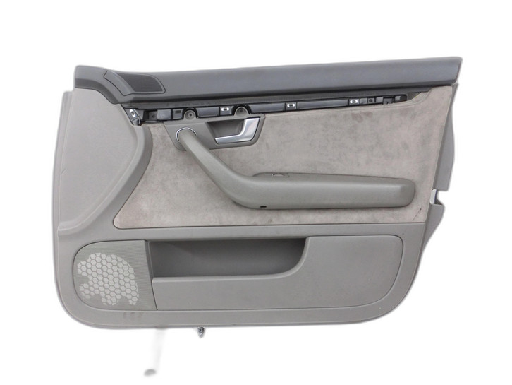 Audi A4 8E B6 00-04 Kombi Türverkleidung Türpappe Rechts Vorne Alcantara swing dunkelgrau  - Bild 1