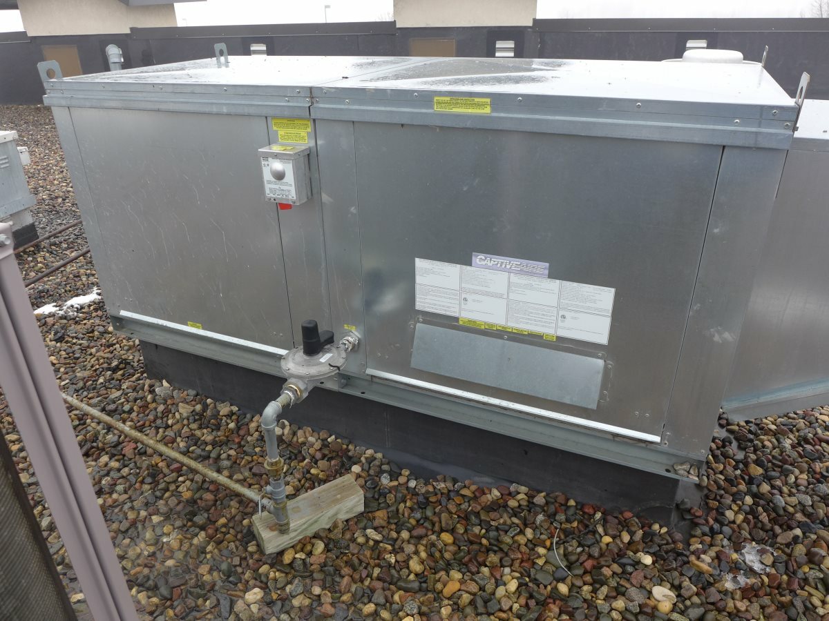 2013 Captive Aire A2-D.500-G15 Gas 4200 SCFM Heated Make Up Air, Hood Kitchen