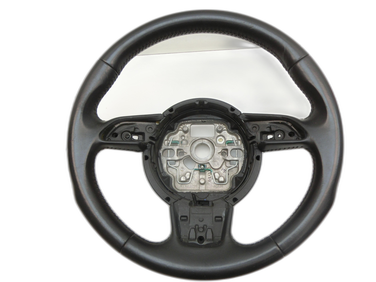 Audi A6 4G C7 Allroad 12-14 Lenkrad ohne Airbag Leder  - Bild 1