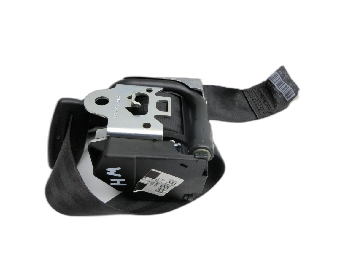 Audi A8 D3 4E qu 02-05 Kurz Gurt Sicherheitsgurt Mitte Hinten m. Gurtstraffer  - Bild 1