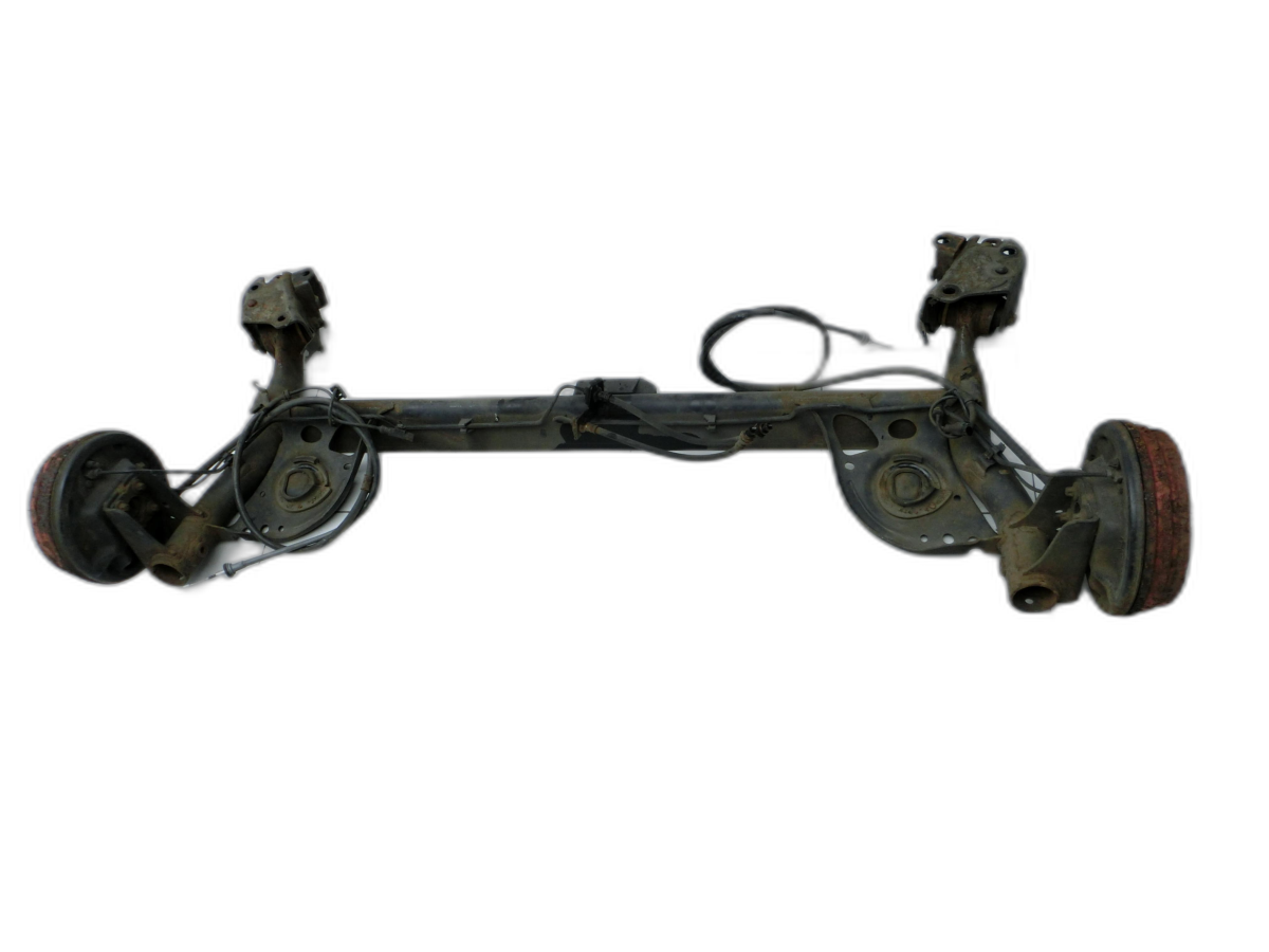 Nissan Note E11 05-08  Hinterachse Achse m. Trommelbremse  - Bild 1