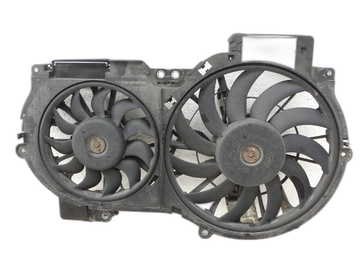 Audi A6 4F C6 04-08 FSI 3,2 188KW Lüfter Ventilator f. Kühler 400W 383MM +200W 280MM  - Bild 1