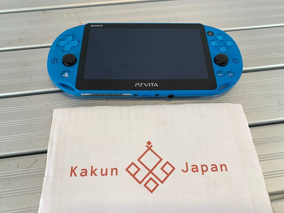 PlayStation PS VITA Aqua Blue PCH-2000 Only From Japan Junk PlayStation PS VITA Aqua Blue PCH-2000 Only From Japan Junk