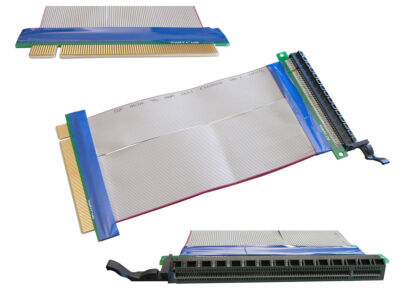 PCI EXPRESS 16X Riser To 16X - Flexible - 195Mm - Bitcoin Mining