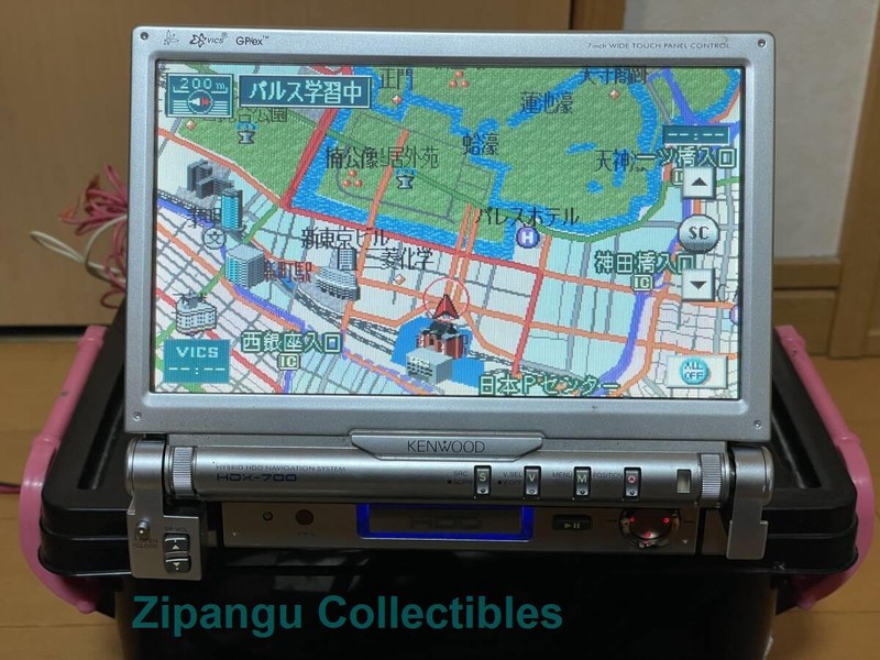 KENWOOD カーナビ HDX-700 F-VD9 KENWOOD HDX-700 1DIN In-dash monitor HDD navigation system