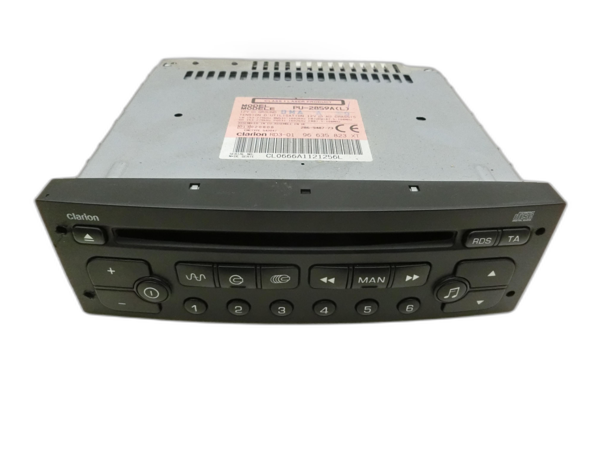 Peugeot 206+ 09-12 Autoradio CD-Radio PU-2859A  - Bild 1