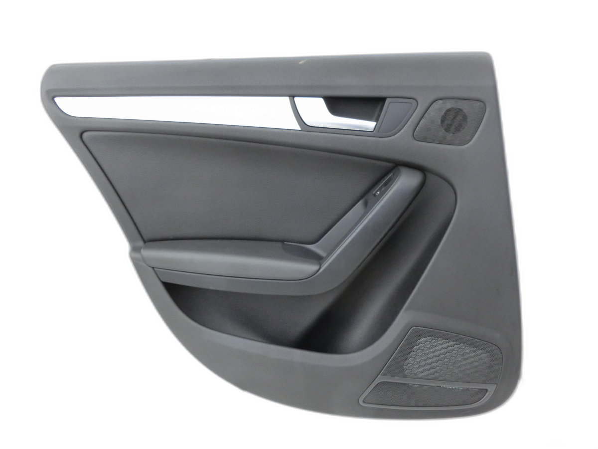 Audi A5 8TA 07-11 5T Türverkleidung Türpappe Links Hinten K-Leder Soul Schwarz WFA  - Bild 1