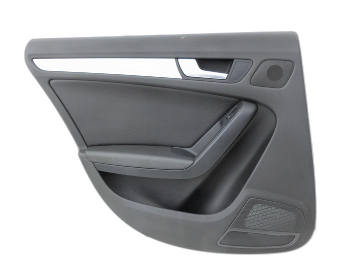 Audi A5 8TA 07-11 5T Türverkleidung Türpappe Links Hinten K-Leder Soul Schwarz WFA  - Bild 1