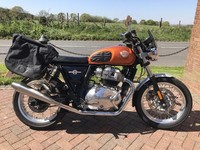 ROYAL ENFIELD INTERCEPTOR 650 IN ORANGE CRUSH, 2019/68, JUST 2,802 MILES
