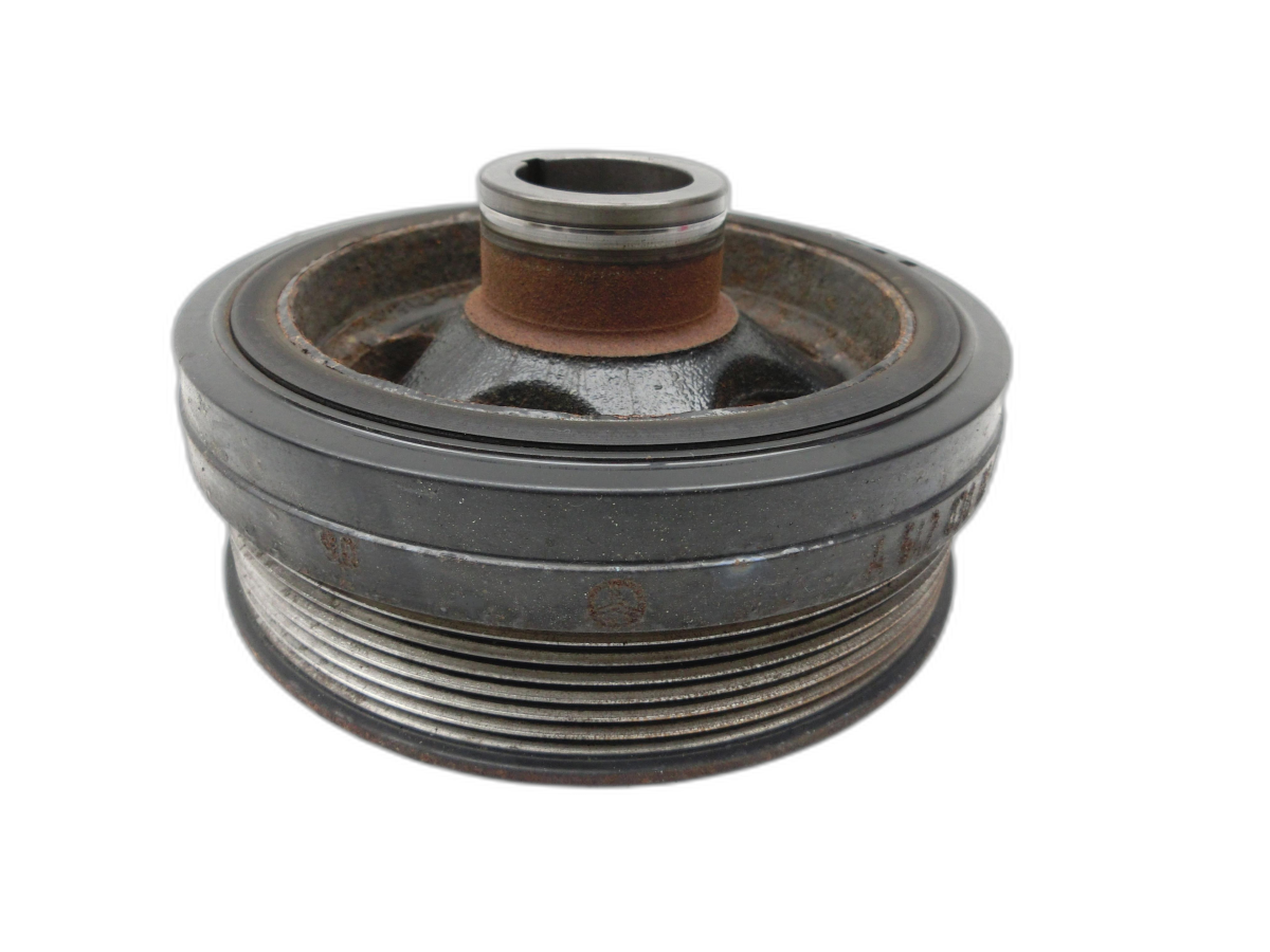 Mercedes S211 W211 E320 02-06 3,2 165KW 642920 Riemenscheibe Kurbelwelle Schwingungsdämpfer  - Bild 1