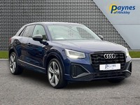 2022 Audi Q2 2.0 TFSI 40 Black Edition S Tronic quattro Euro 6 5dr in Blue FSH