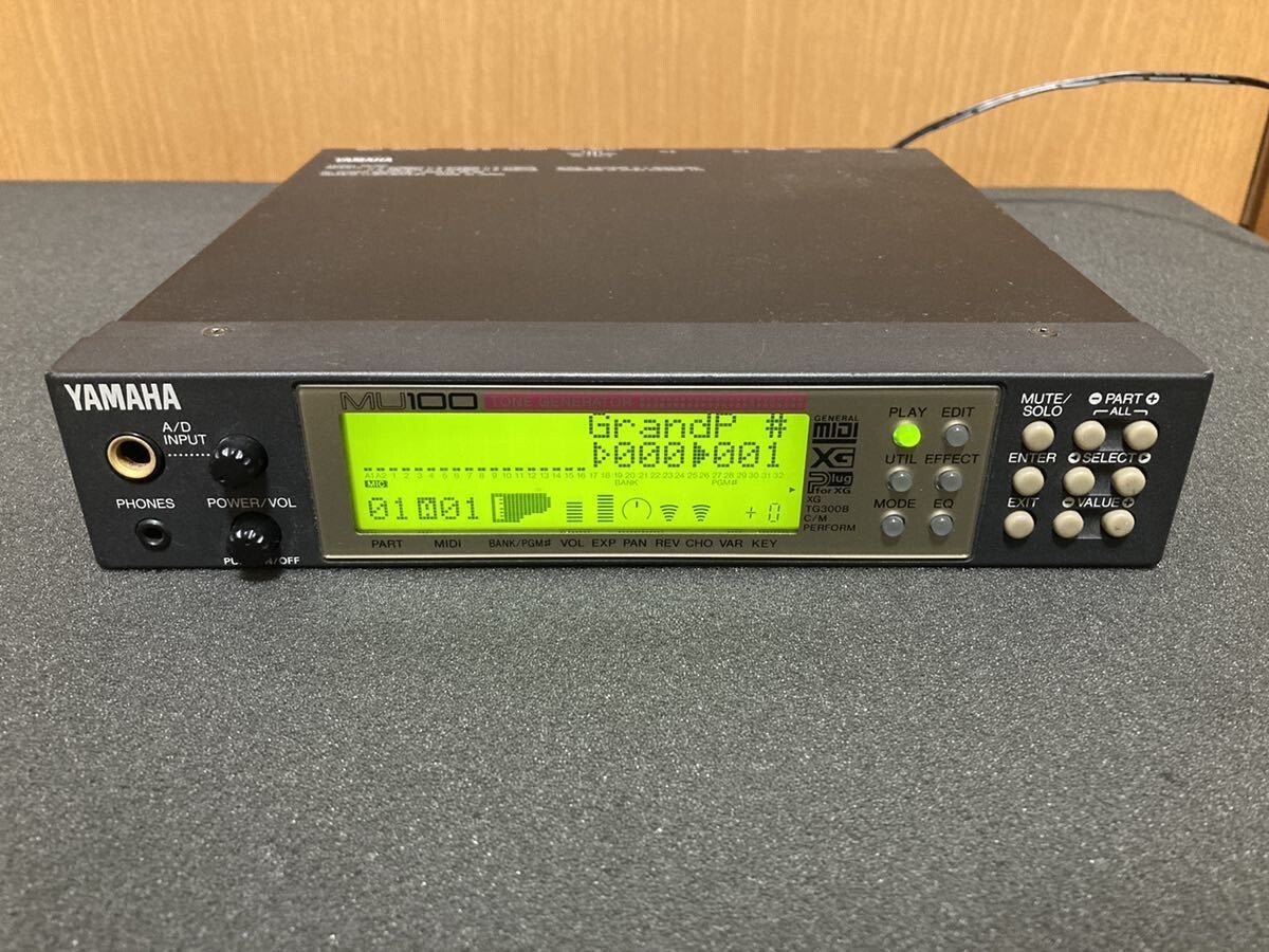 ヤマハ YAMAHA MU100 音源モジュール Yamaha MU100 Tone Generator Sound Module Synthesizer used