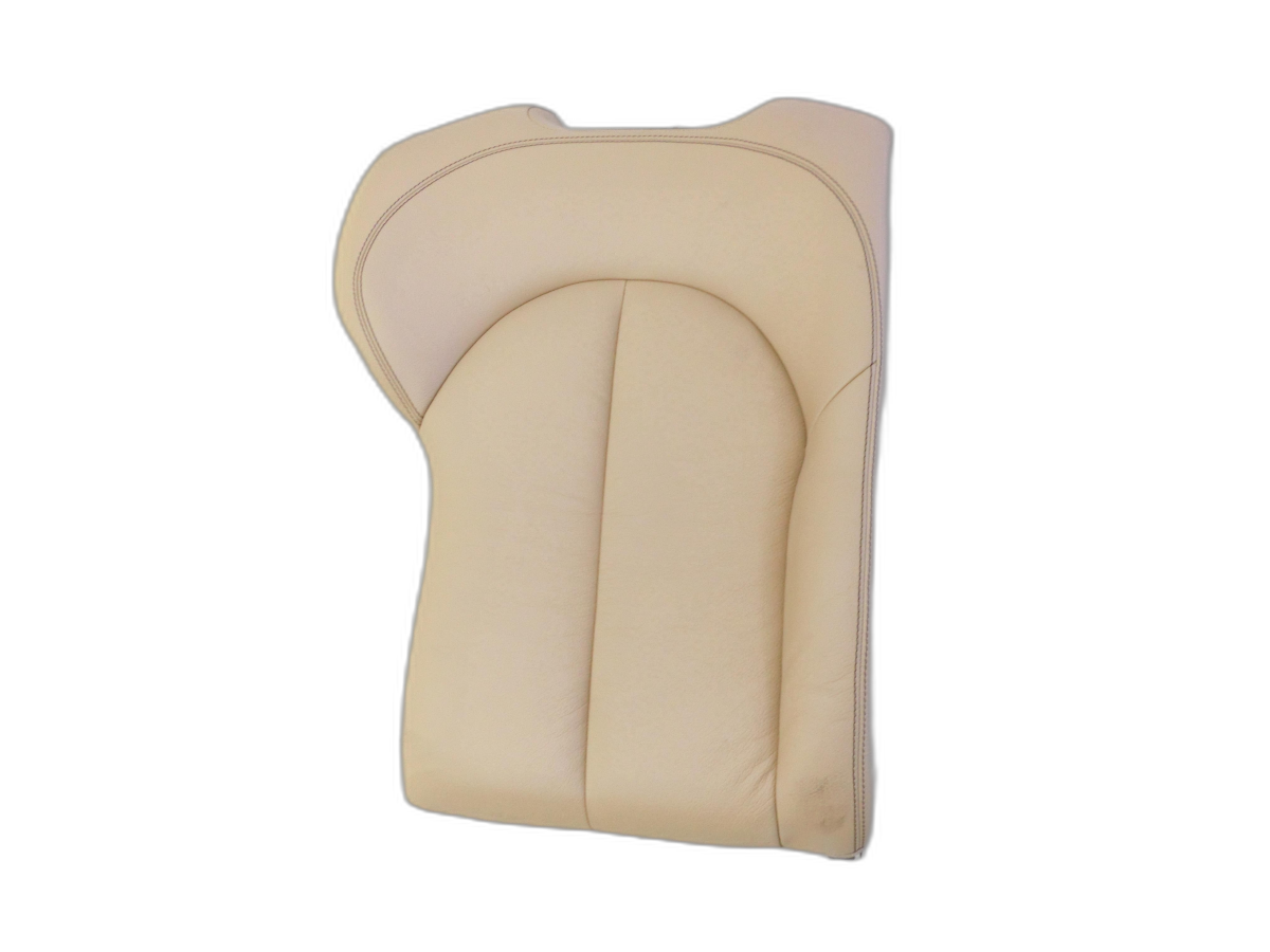 Mercedes C209 CLK 280 K 05-09 Coupe Leder Rückenpolster Rechts für Rücksitzbank Hinten Cappucino  - Bild 1