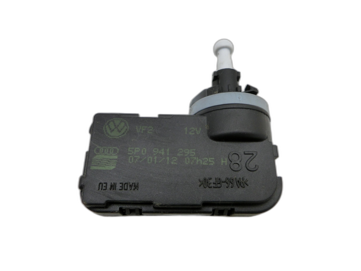 VW Golf V 1K1 adjusting motor for Headlight Headlamp leveling Left Seat Leon 1P II 09-12 - Bild 1