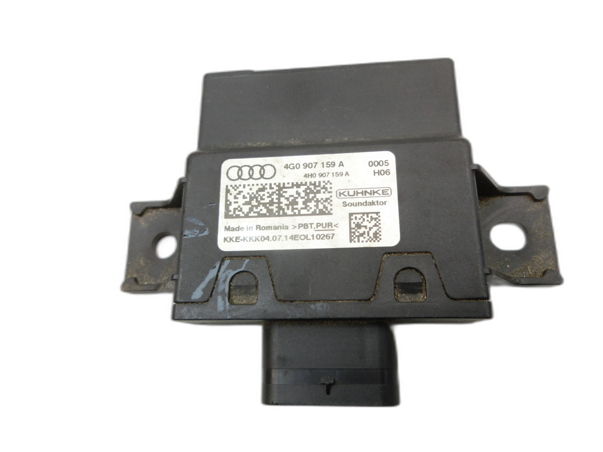 Audi A6 4G C7 Allroad 12-14 Steuergerät Körperschall Soundaktor Innenraumüberwachung  - Bild 1