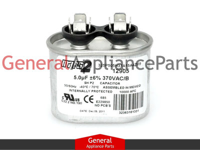 Range Oval Capacitor 5 MFD 370v Fits Dacor # SFA375A14 61009009 A10000AFC 000419