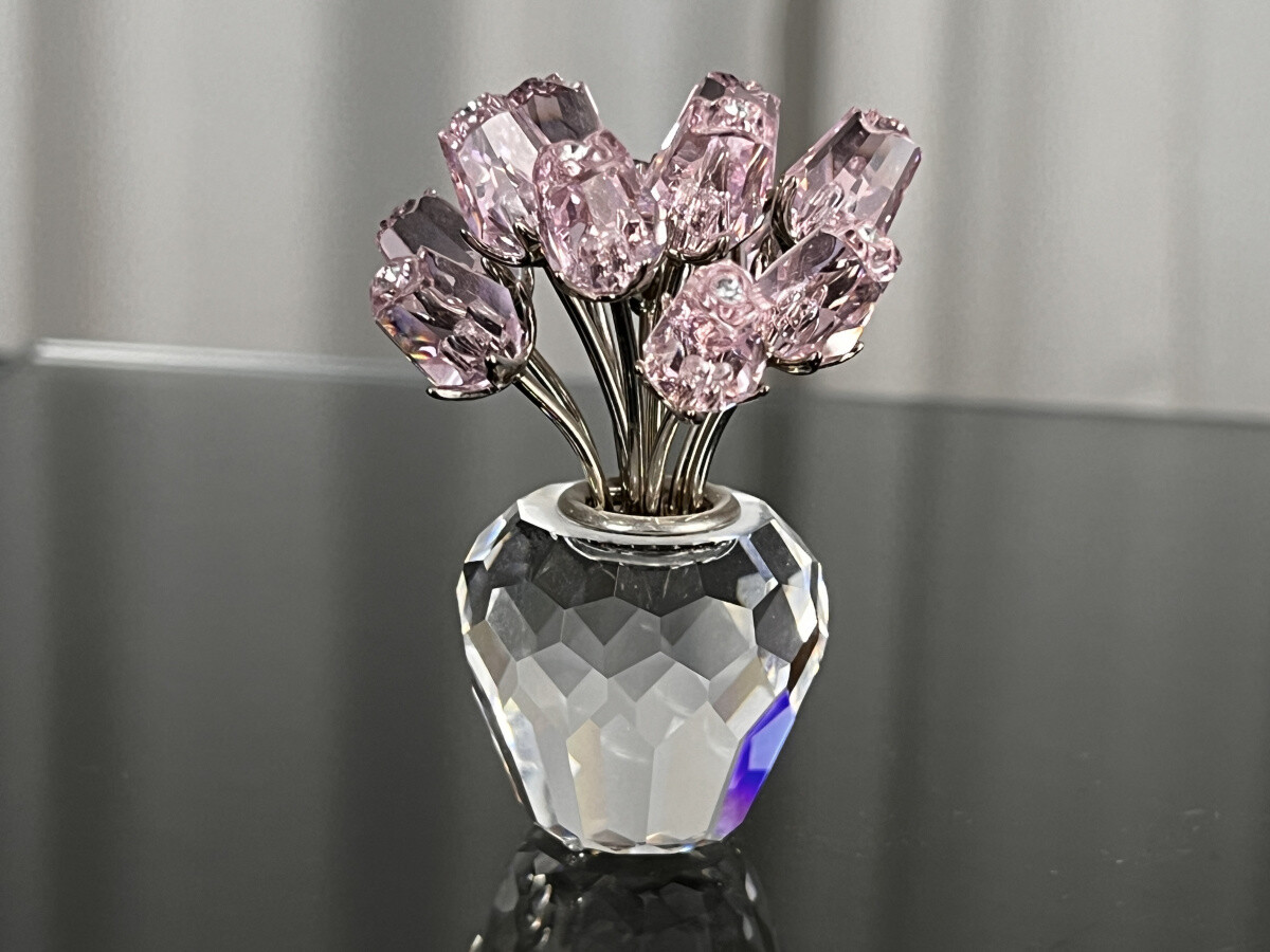 【美品】Swarovski フラワードリームチューリップ ローズ 626874 Swarovski Figur 626874 Rosa Tulpen 6,3 cm. Top Zustand | eBay