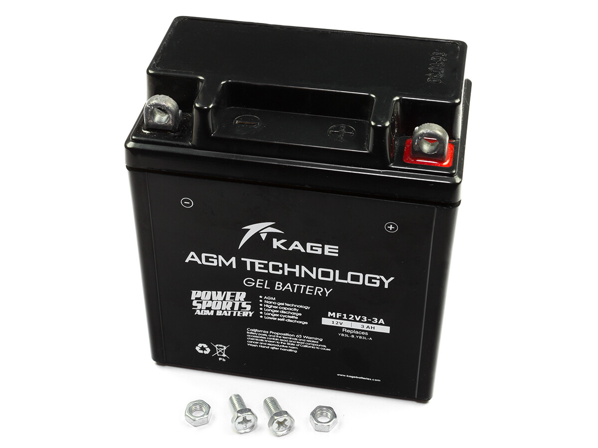 Batterie GEL KAGE YB3L-A YB3L-B für Simson Star 50 80 Classic Baujahr 1996-2002