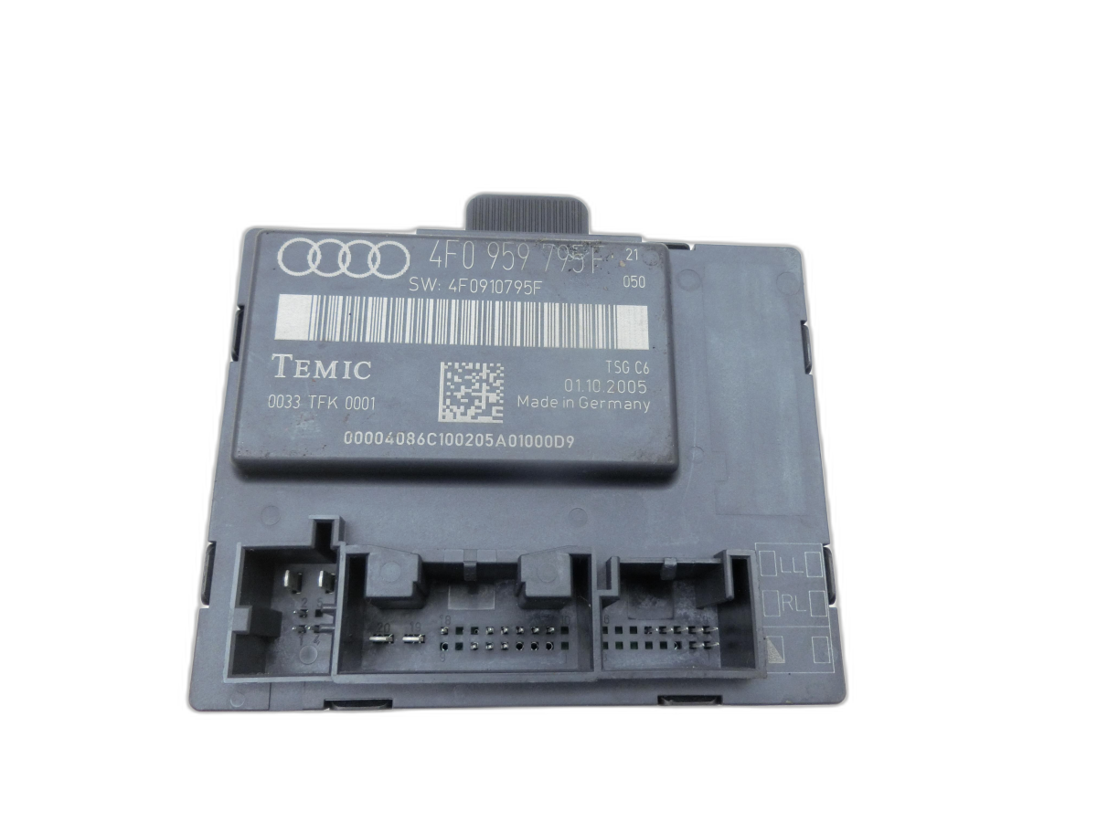 Audi A6 4F C6 05-08 Steuergerät ECU Modul Türsteuergerät Links Hinten  - Bild 1