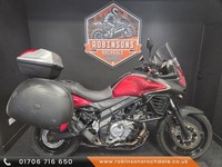 2016 Suzuki DL 650 on 30978 miles with 3 box luggage.