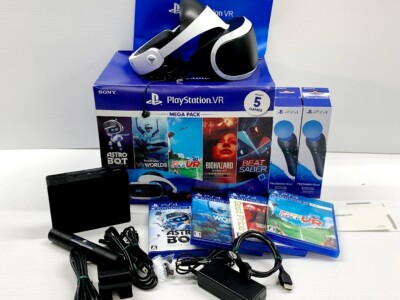 Sony PlayStation VR MEGA PACK PS4 CUHJ-16010 Game Camera Controller 