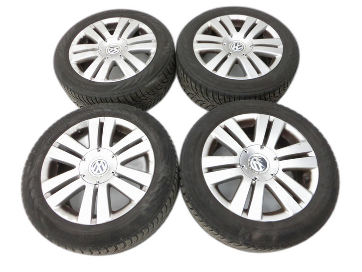 VW Golf VI 6 1K Variant 09-13 4 x Kompletträder Aluminiumfelge Winterreifen 205/55R16 5X112 VW Golf VI 6 1K Variant... Bild 1