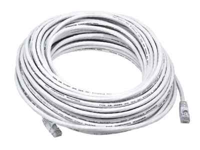 25 FT RJ45 Cat5e or cat 6 Ethernet LAN Network Cable  Internet Router White
