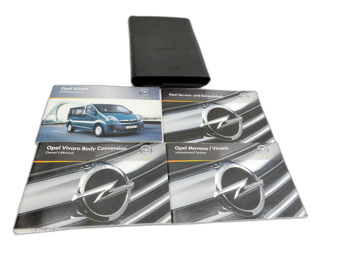 service book Operating instructions Manual Board solution for Opel Vivaro A F7 Trafic II 06-14 - Bild 1