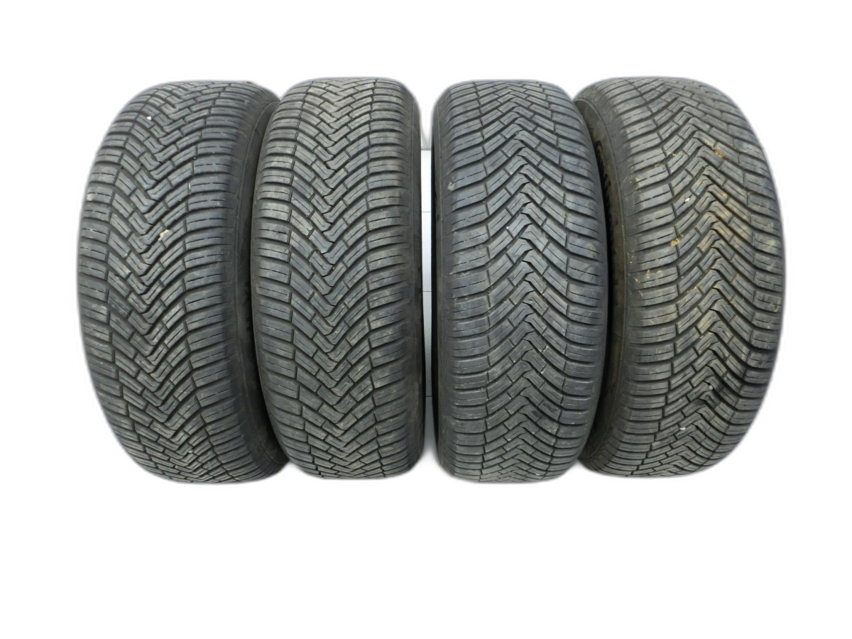 Mercedes W204 C180 11-15 4x Reifen Ganzjahresreifen Continental 205/60R19 96HXL 5.4-7.6mm  - Bild 1